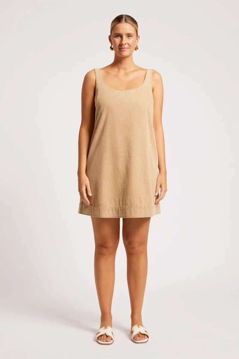Eb & Ive Dusk Tank Dress Dune