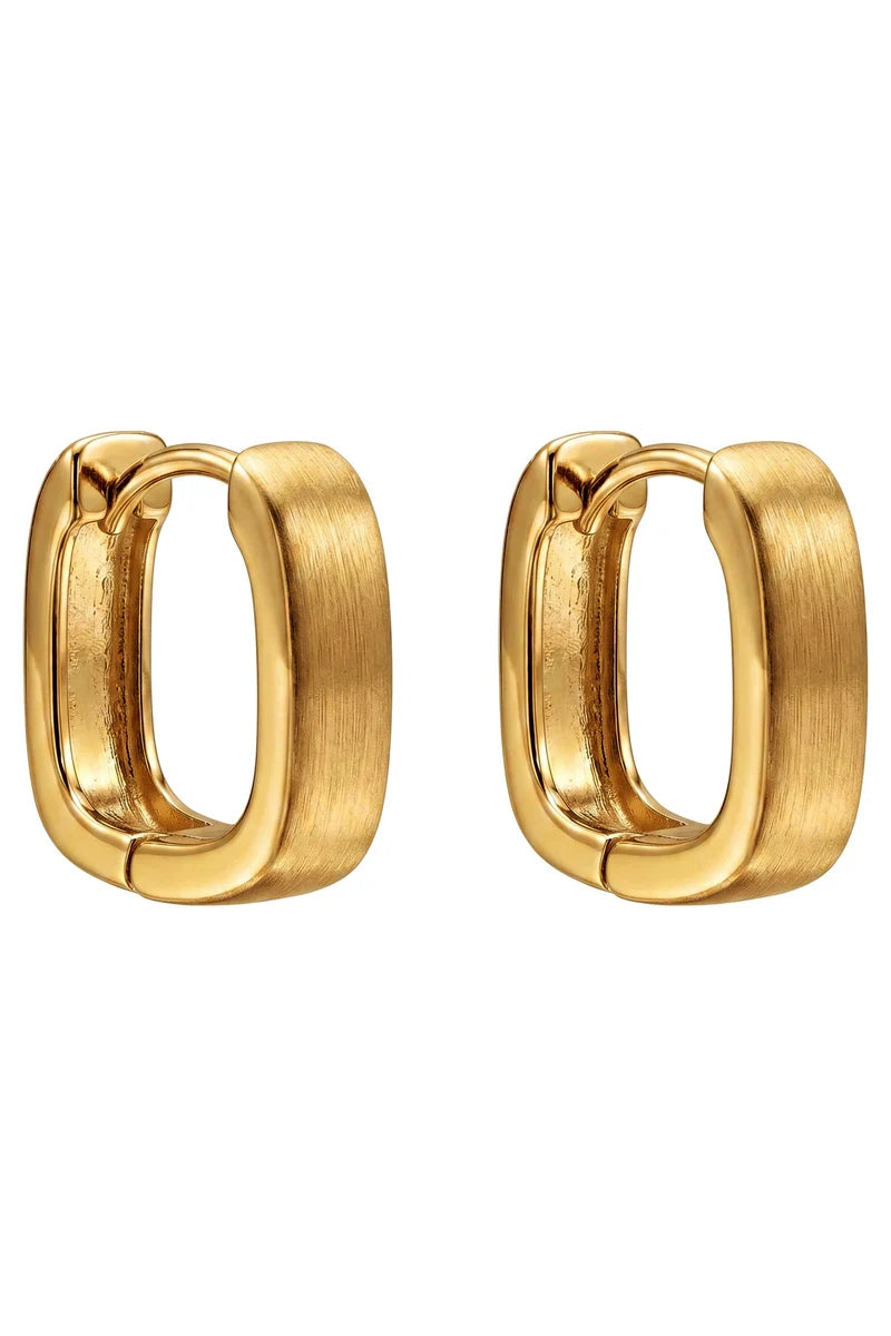 Eb & Ive Eden Cube Earring - Gold
