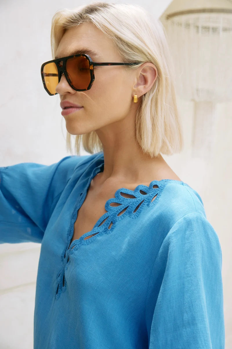 Eb & Ive Eden Cube Earring - Gold