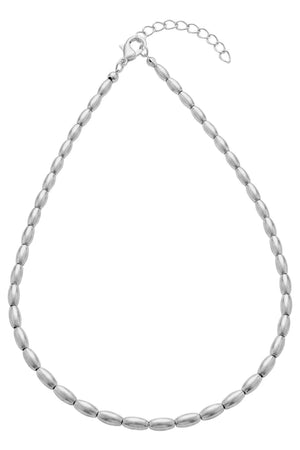 Eb & Ive Retreat Necklace - Matt Silver