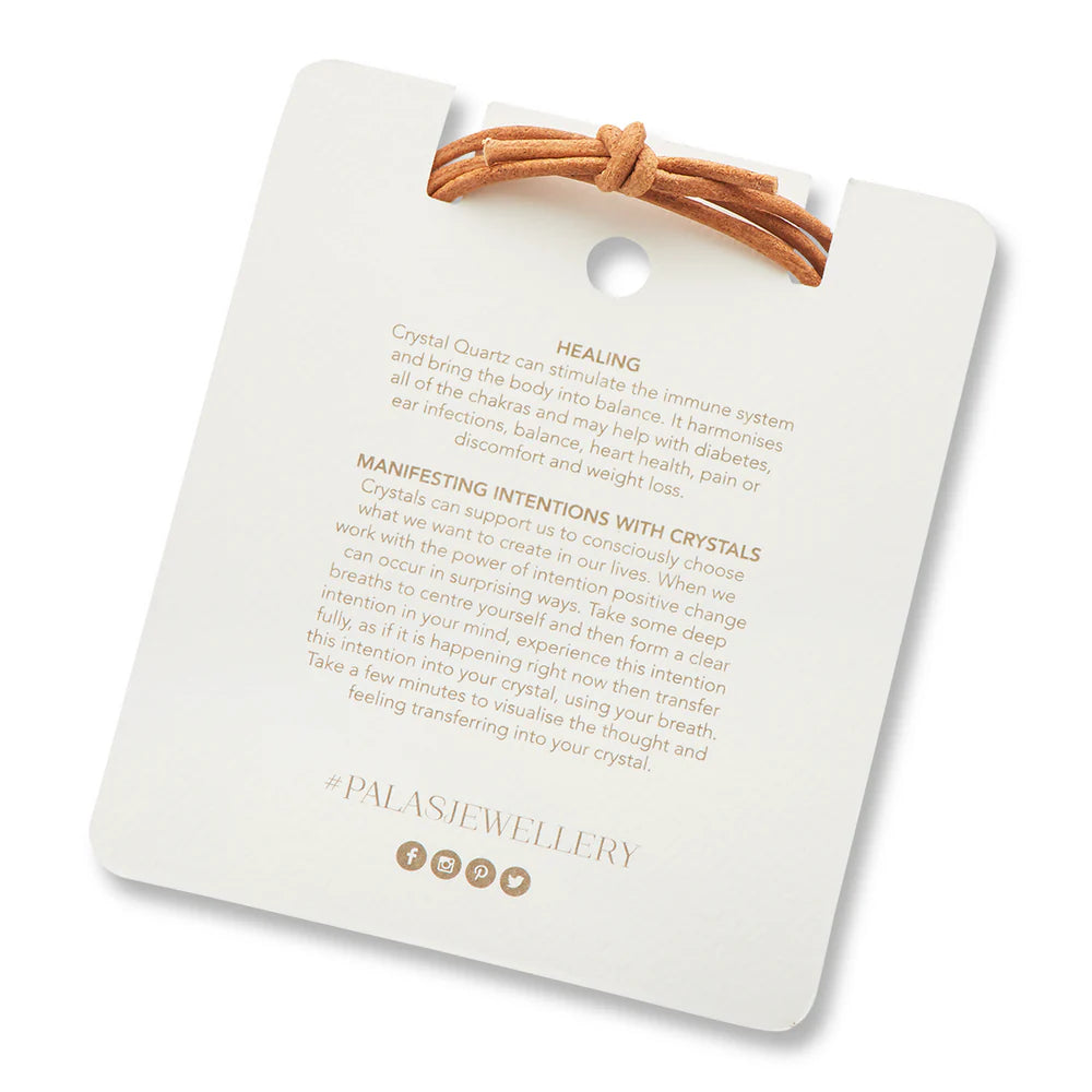 Palas Crystal Quartz Healing Protection Gem Wrap