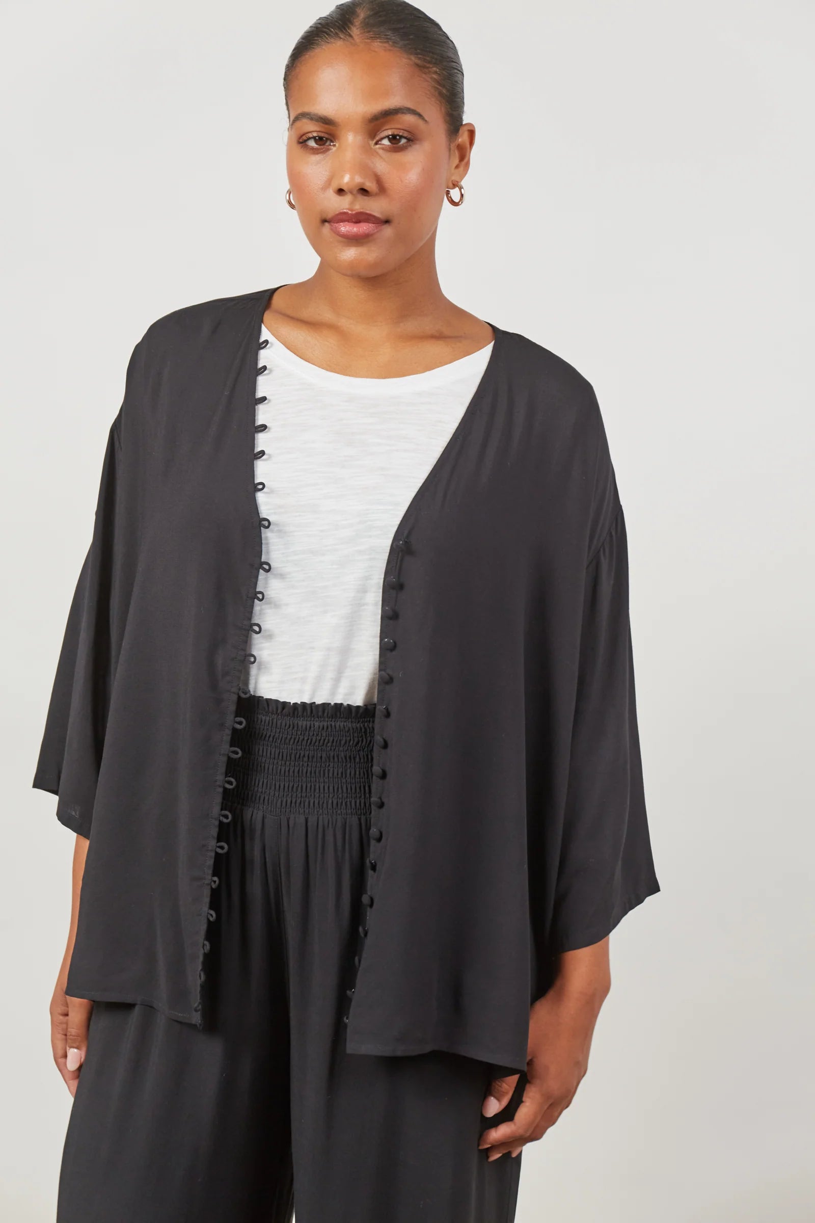 Isle Of Mine Euphoria Button Top Onyx