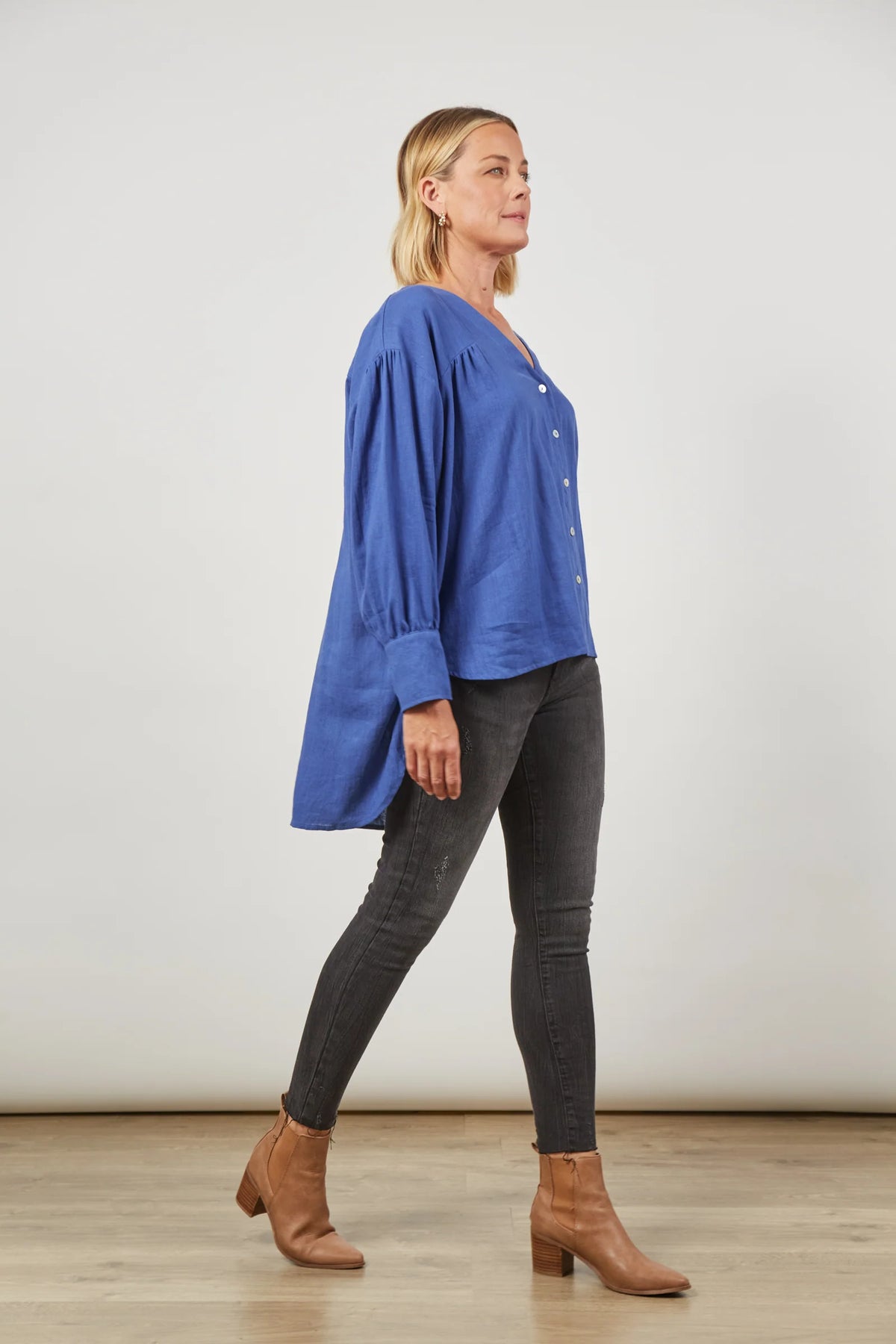 Isle Of Mine Panorama Blouse Azure