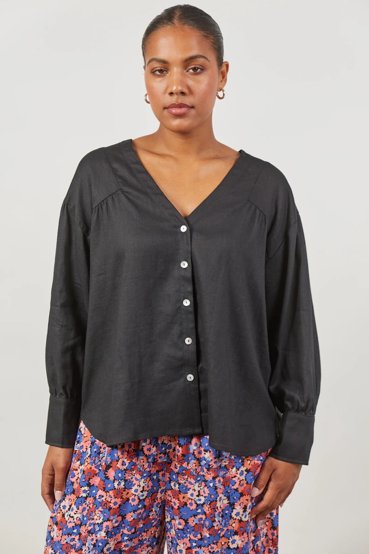 Isle Of Mine Panorama Blouse Onyx