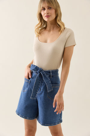 Isle of Mine Adele Knit Tshirt Canvas