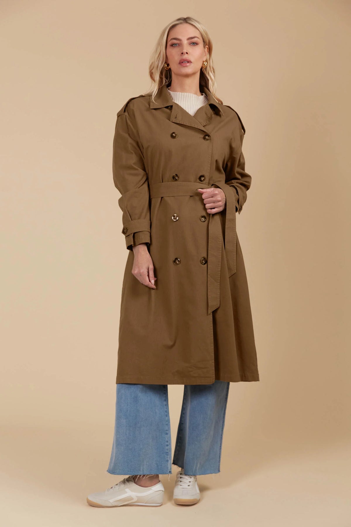 Isle Of Mine Freya Trench Coat Toffee