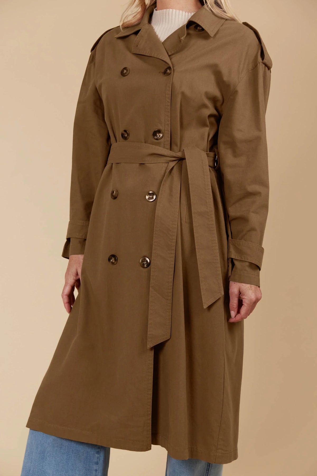 Isle Of Mine Freya Trench Coat Toffee