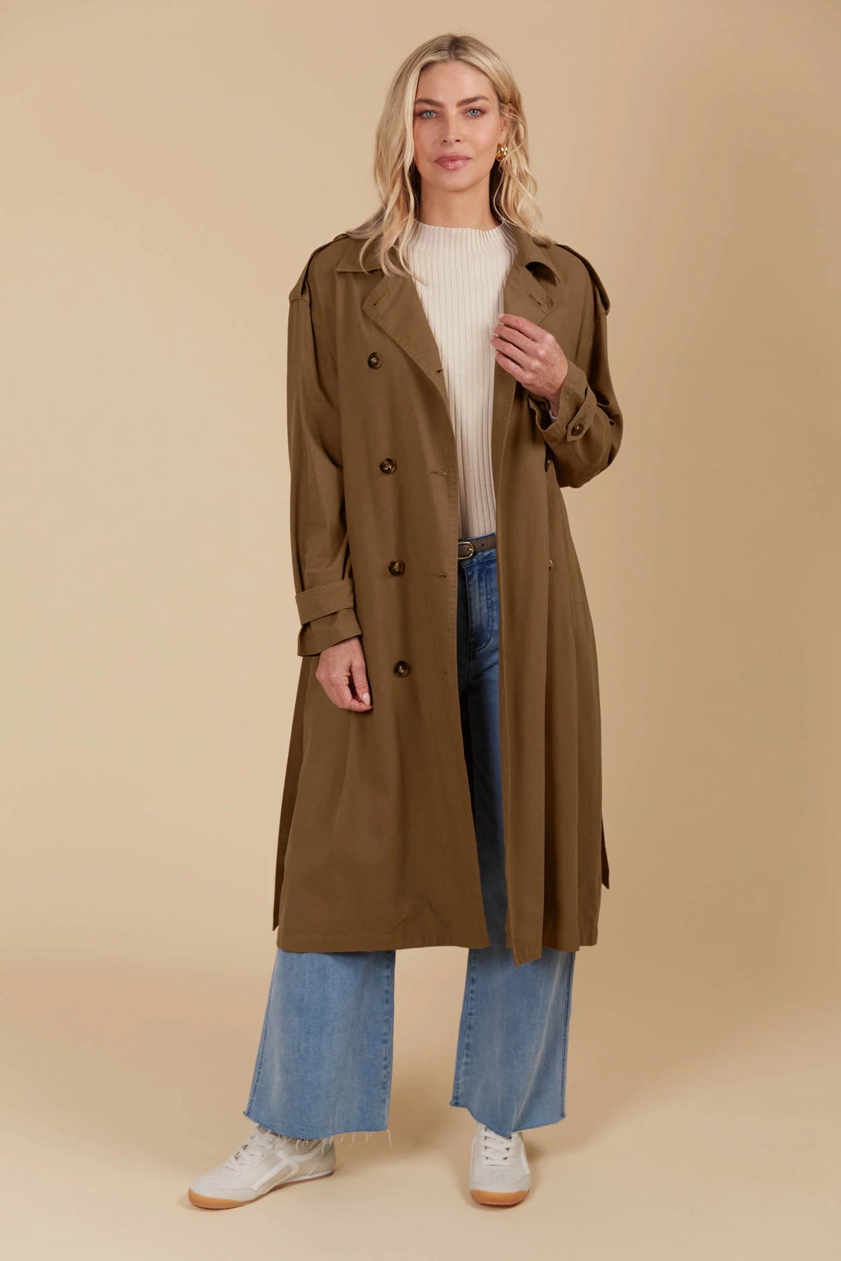 Isle Of Mine Freya Trench Coat Toffee
