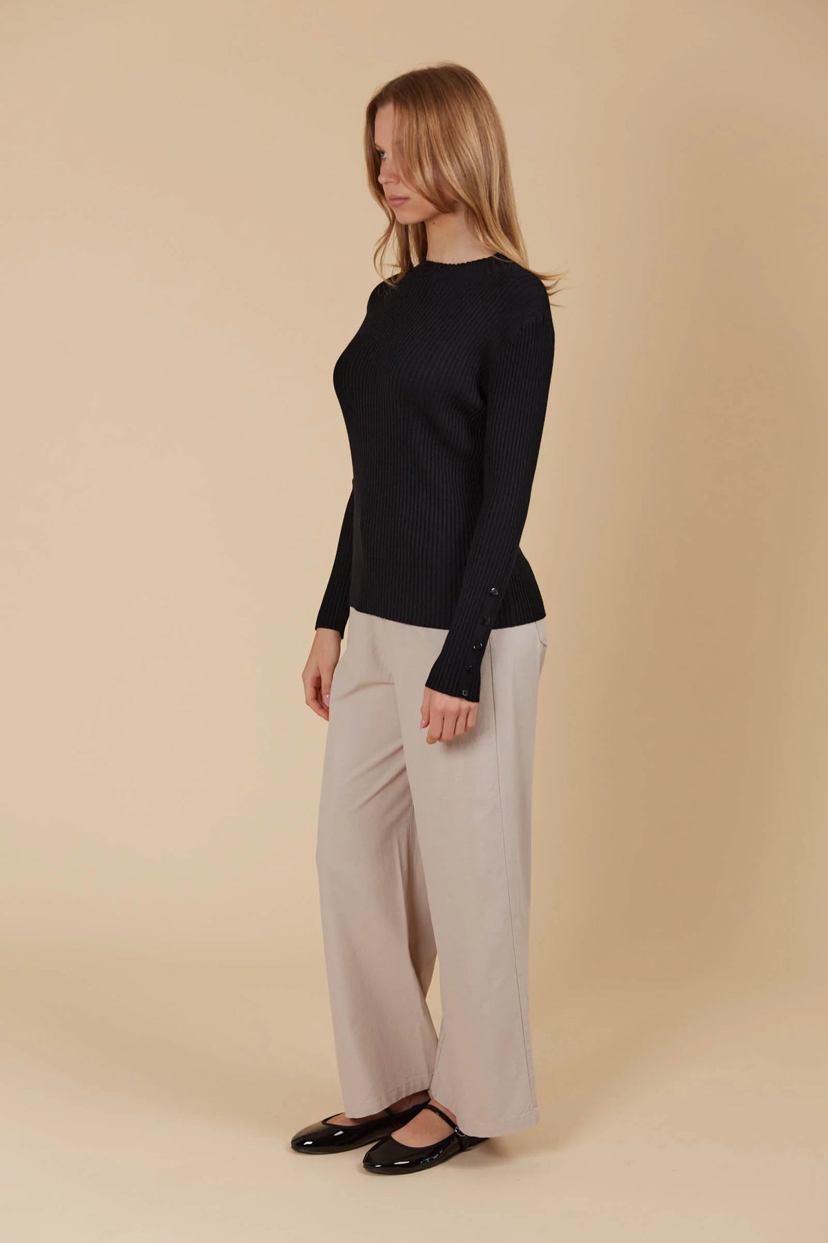 Isle Of Mine Juno Knit Top Onyx