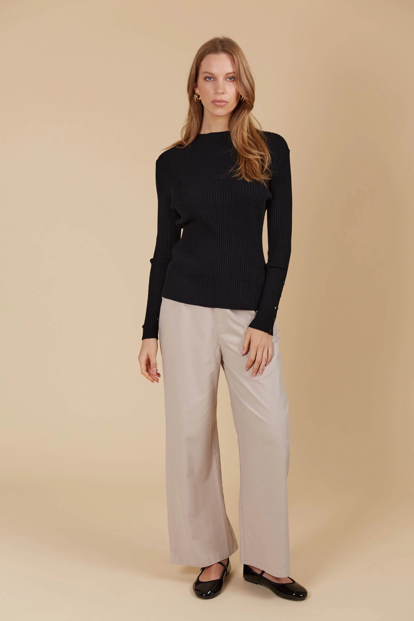 Isle Of Mine Juno Knit Top Onyx