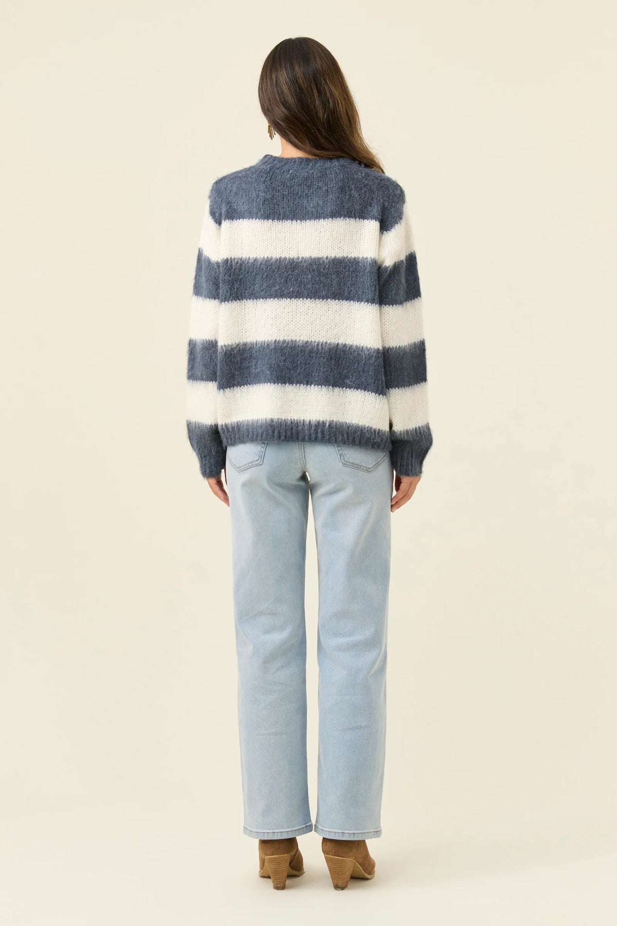 Isle Of Mine Pallas Stripe Jumper Navy