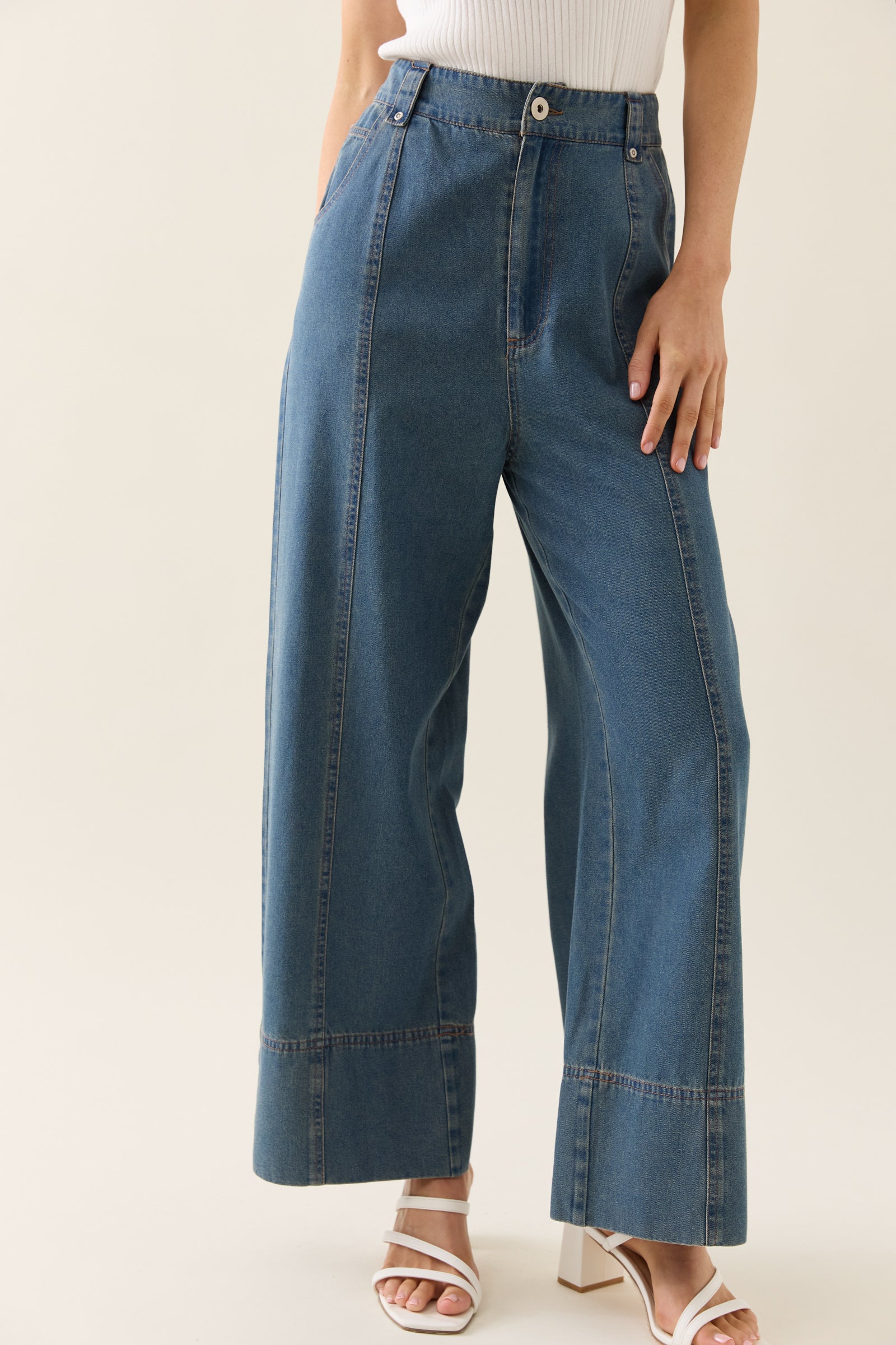 Isle of Mine Sofie Denim Pant Drift