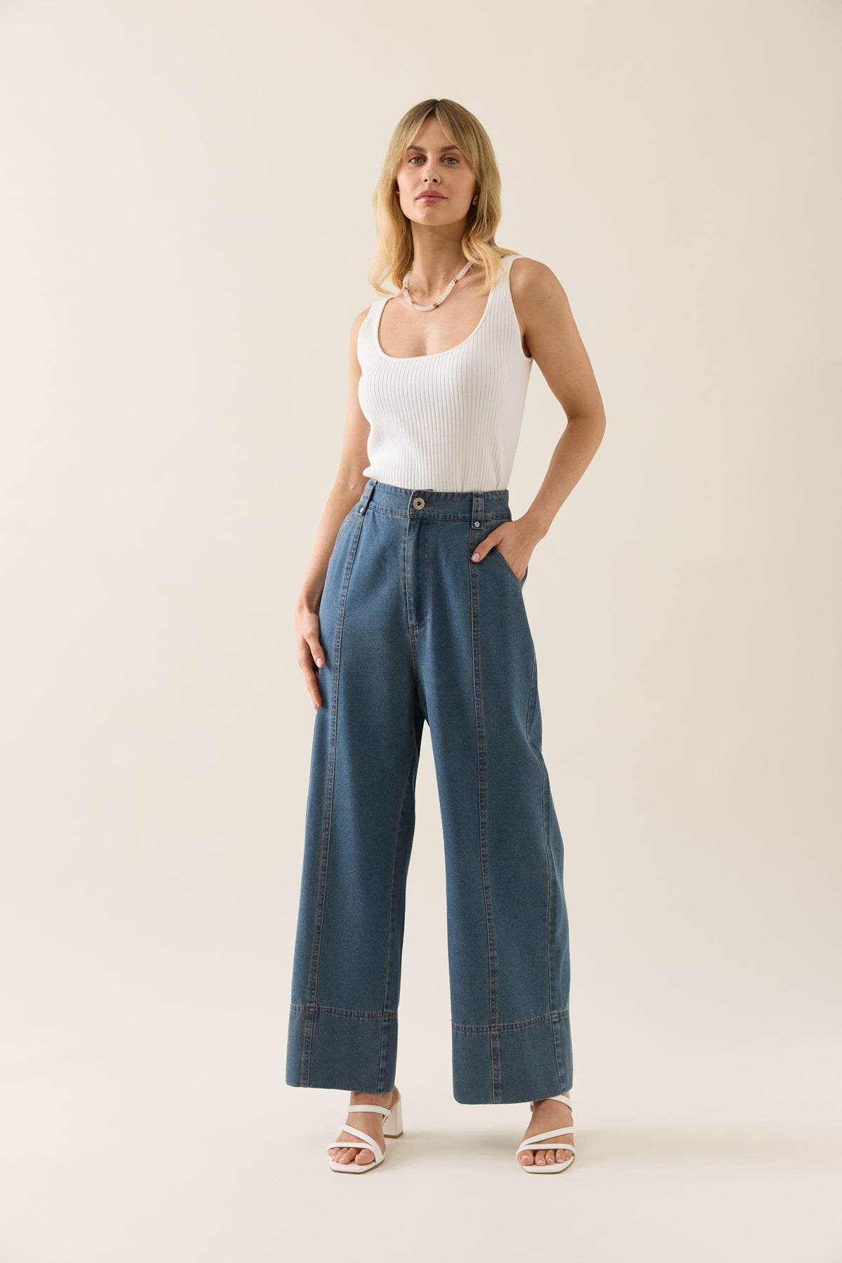 Isle of Mine Sofie Denim Pant Drift