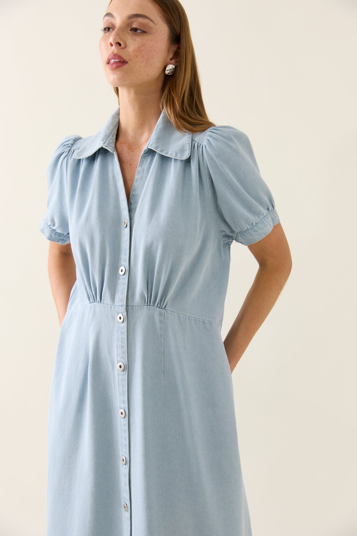 Isle of Mine Sofie Denim Tank Dress Drift