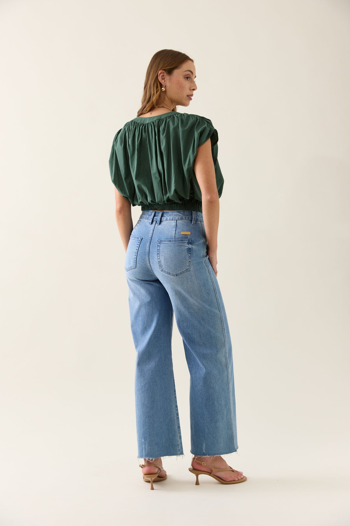 Isle of Mine Aurora Reversible Crop Top Myrtle