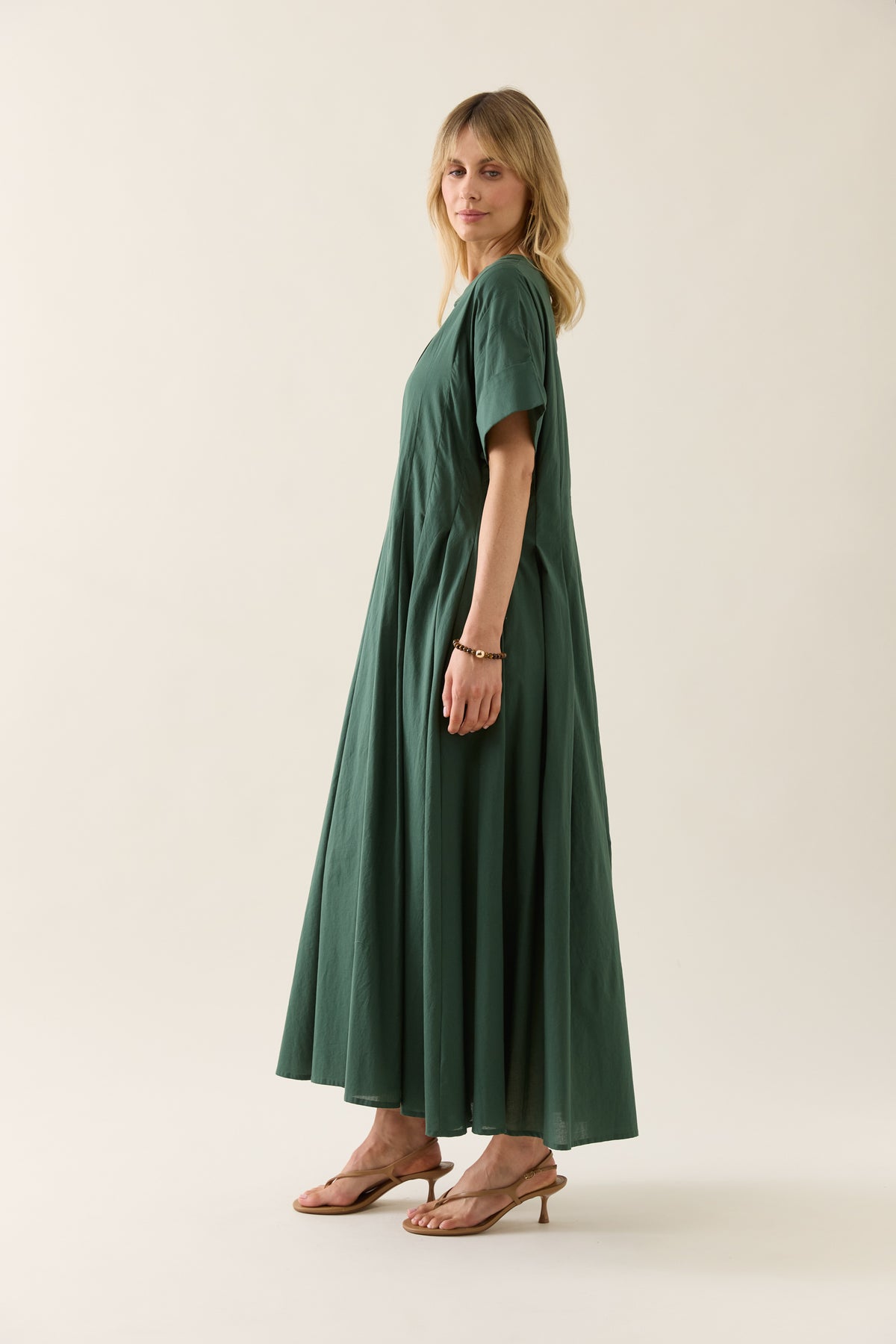 Isle of Mine Aurora Pleat Maxi Myrtle