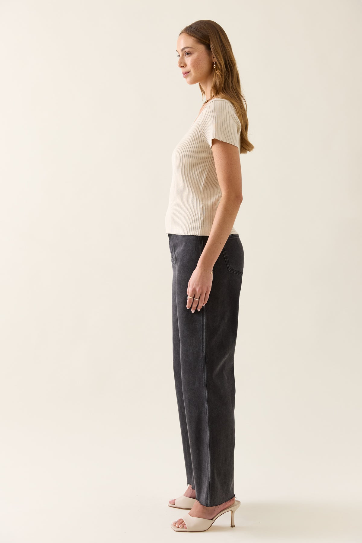 Isle of Mine Adele Knit Tshirt Lotus