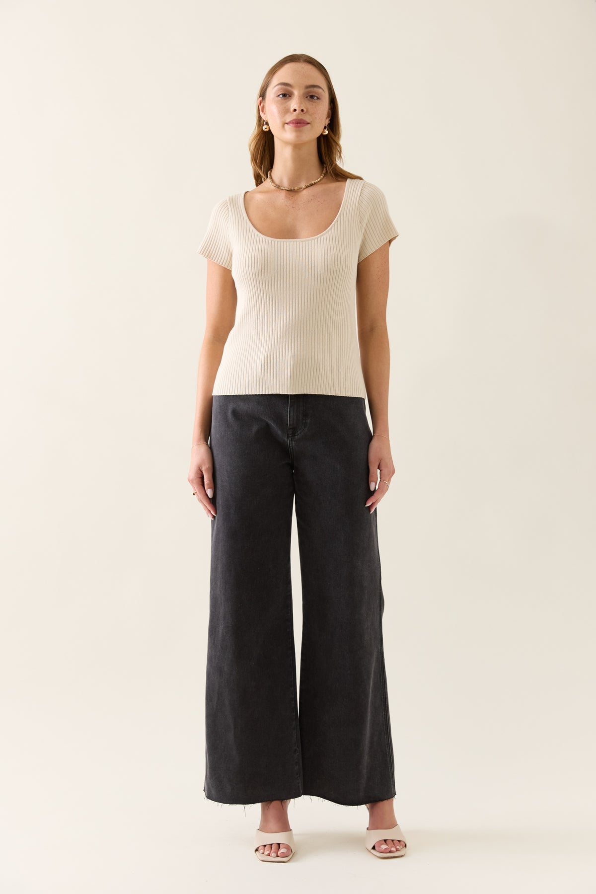 Isle of Mine Adele Knit Tshirt Lotus