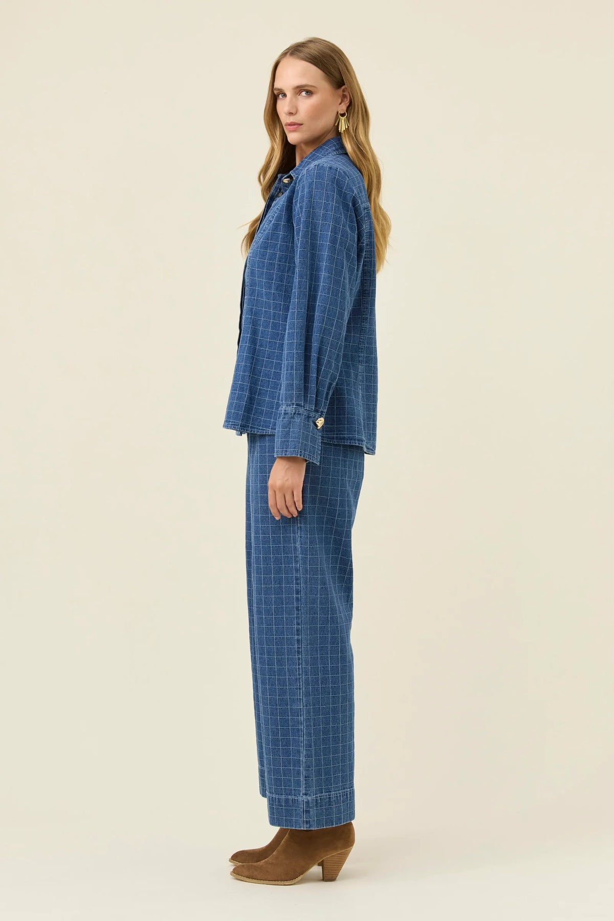 Isle Of Mine Sloane Denim Shirt Check