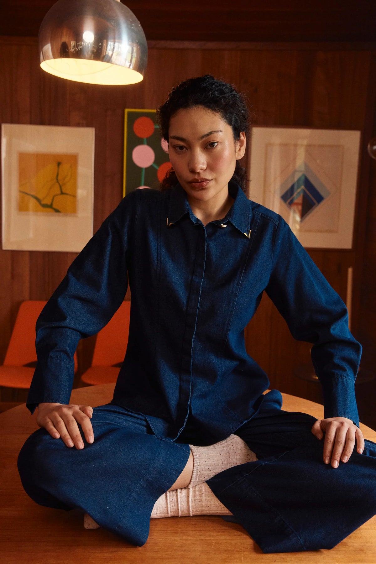 Isle Of Mine Sloane Denim Shirt Indigo