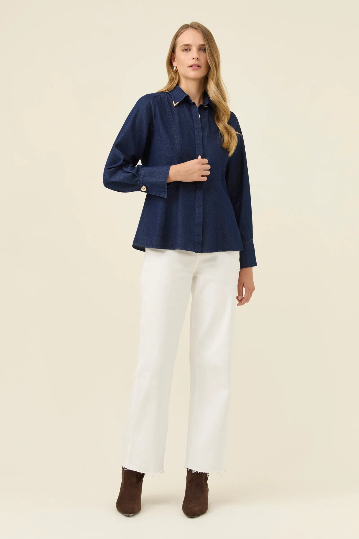 Isle Of Mine Sloane Denim Shirt Indigo