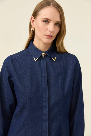 Isle Of Mine Sloane Denim Shirt Indigo