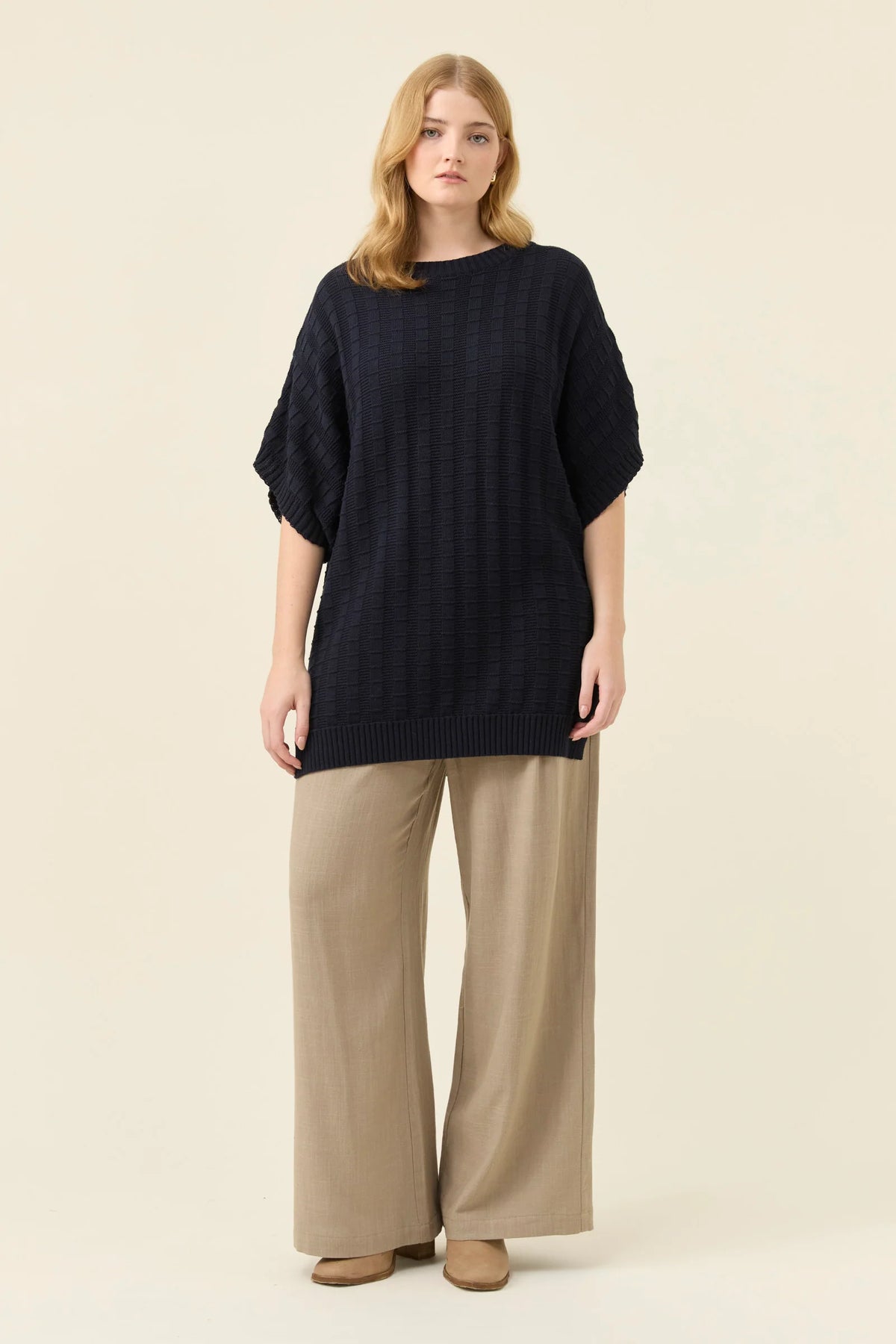 Isle Of Mine Sadie Knit Top Navy