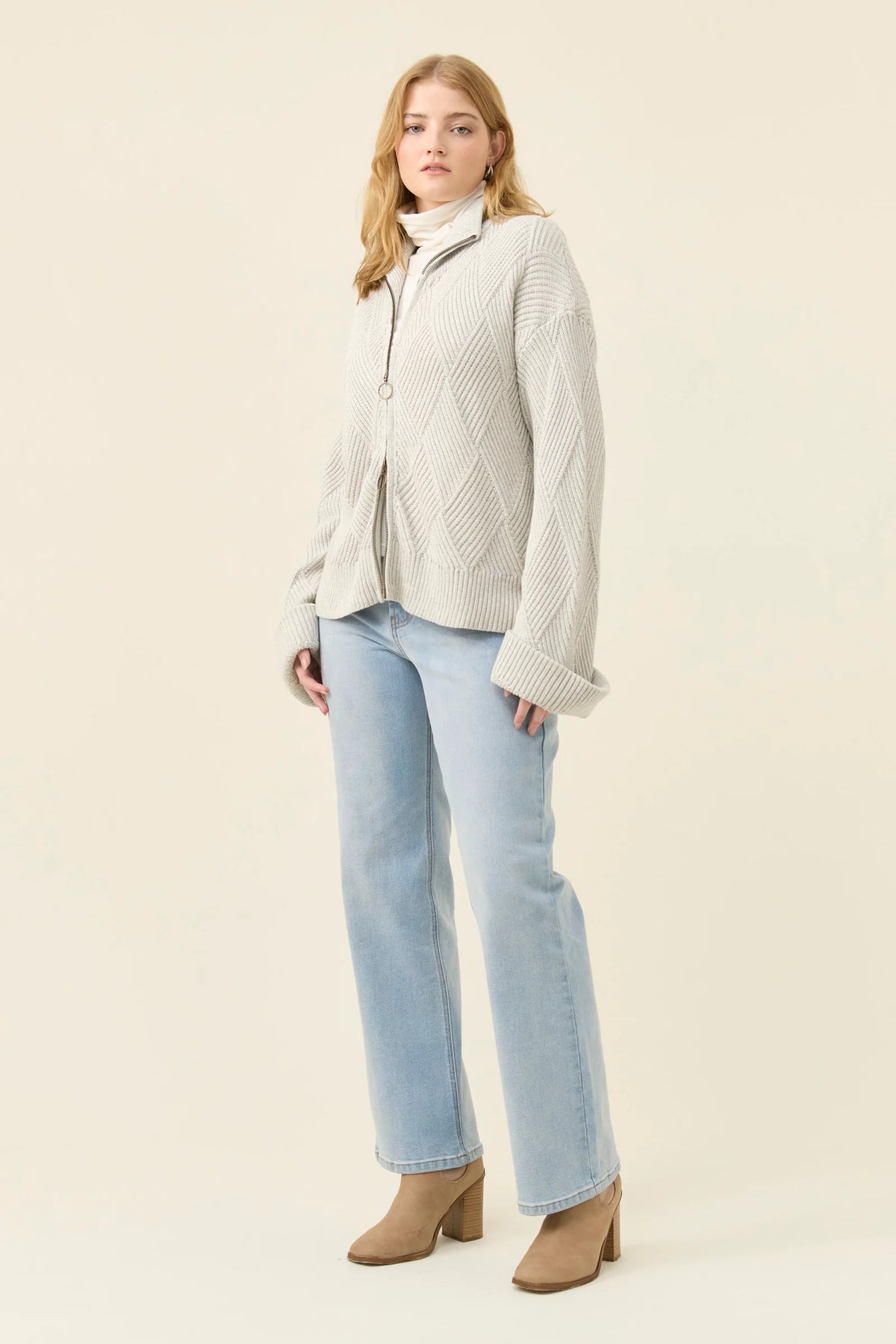 Isle Of Mine Sadie Zip Jumper Marle