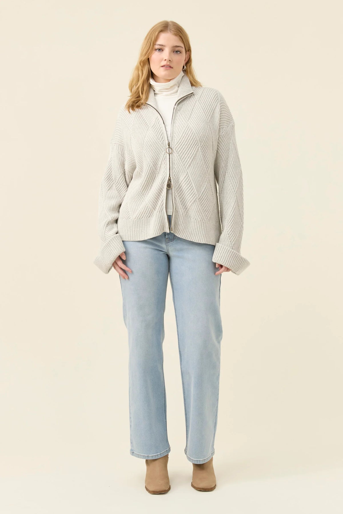 Isle Of Mine Sadie Zip Jumper Marle