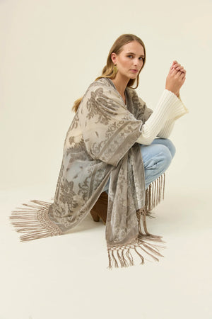 Isle Of Mine Navi Velvet Cape Stone