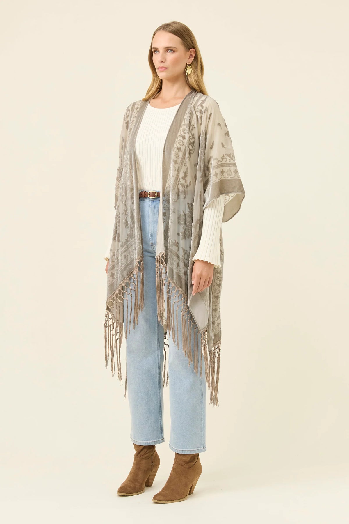 Isle Of Mine Navi Velvet Cape Stone