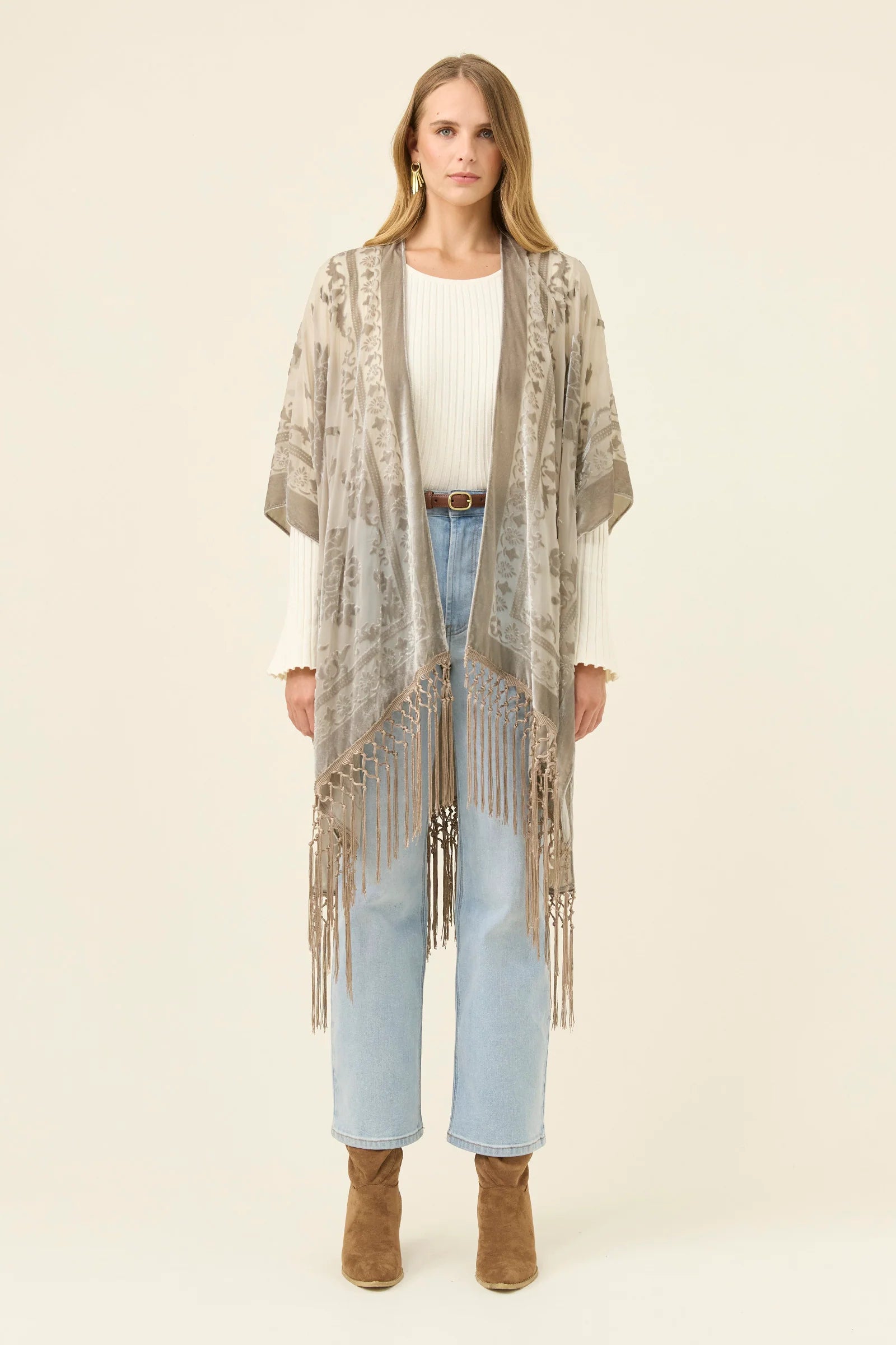 Isle Of Mine Navi Velvet Cape Stone