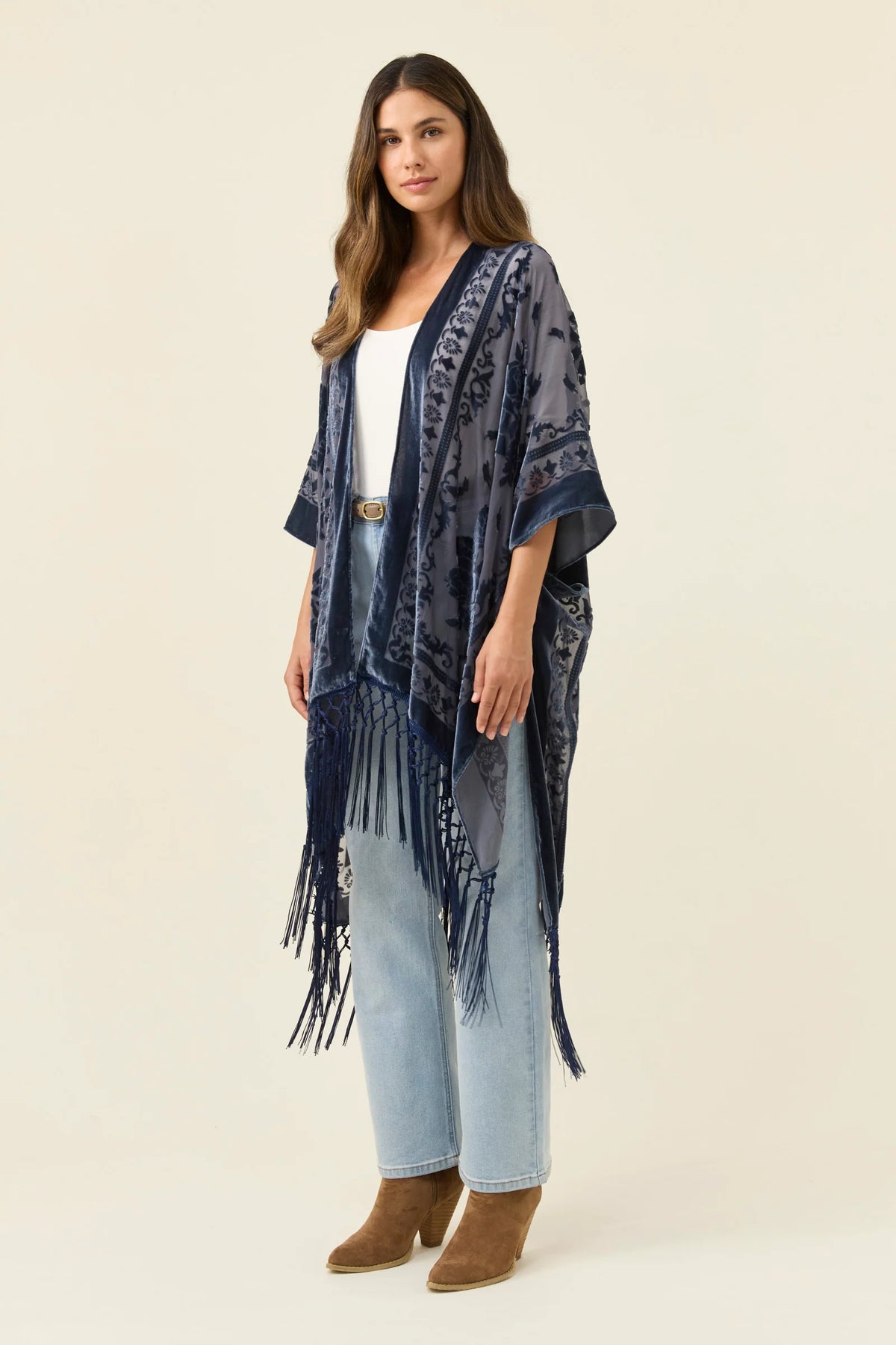 Isle Of Mine Navi Velvet Cape Navy