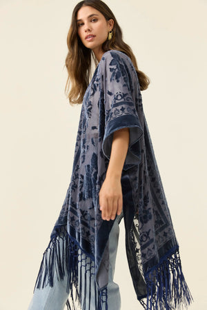 Isle Of Mine Navi Velvet Cape Navy