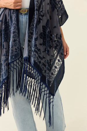Isle Of Mine Navi Velvet Cape Navy