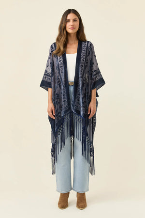 Isle Of Mine Navi Velvet Cape Navy
