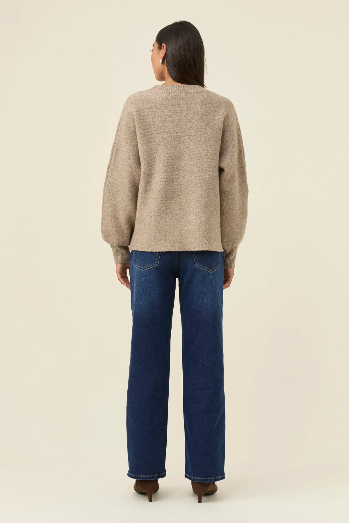 Isle Of Mine Miru Stitch Flower Jumper Stone