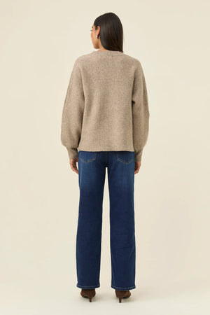 Isle Of Mine Miru Stitch Flower Jumper Stone