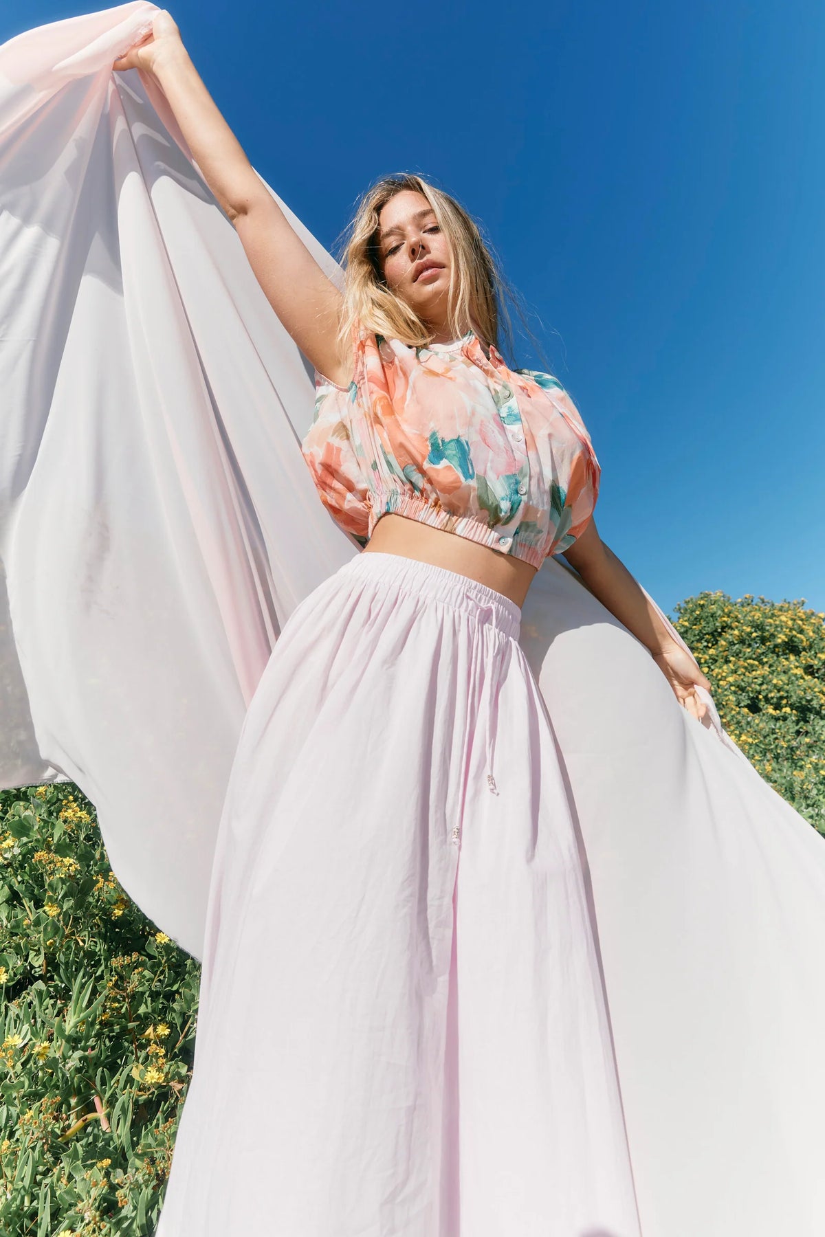 Isle Of Mine Rosa Reversible Crop Top Floral