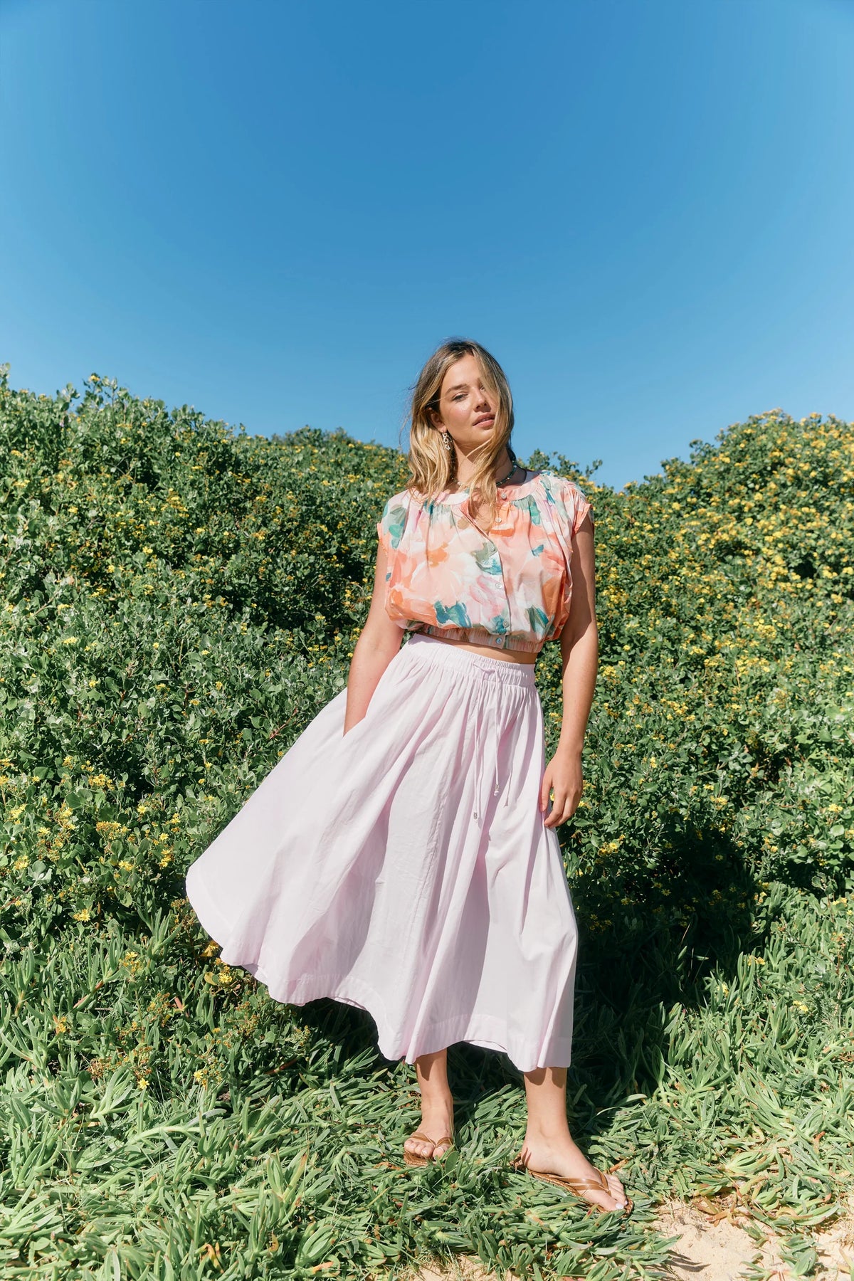 Isle Of Mine Rosa Reversible Crop Top Floral