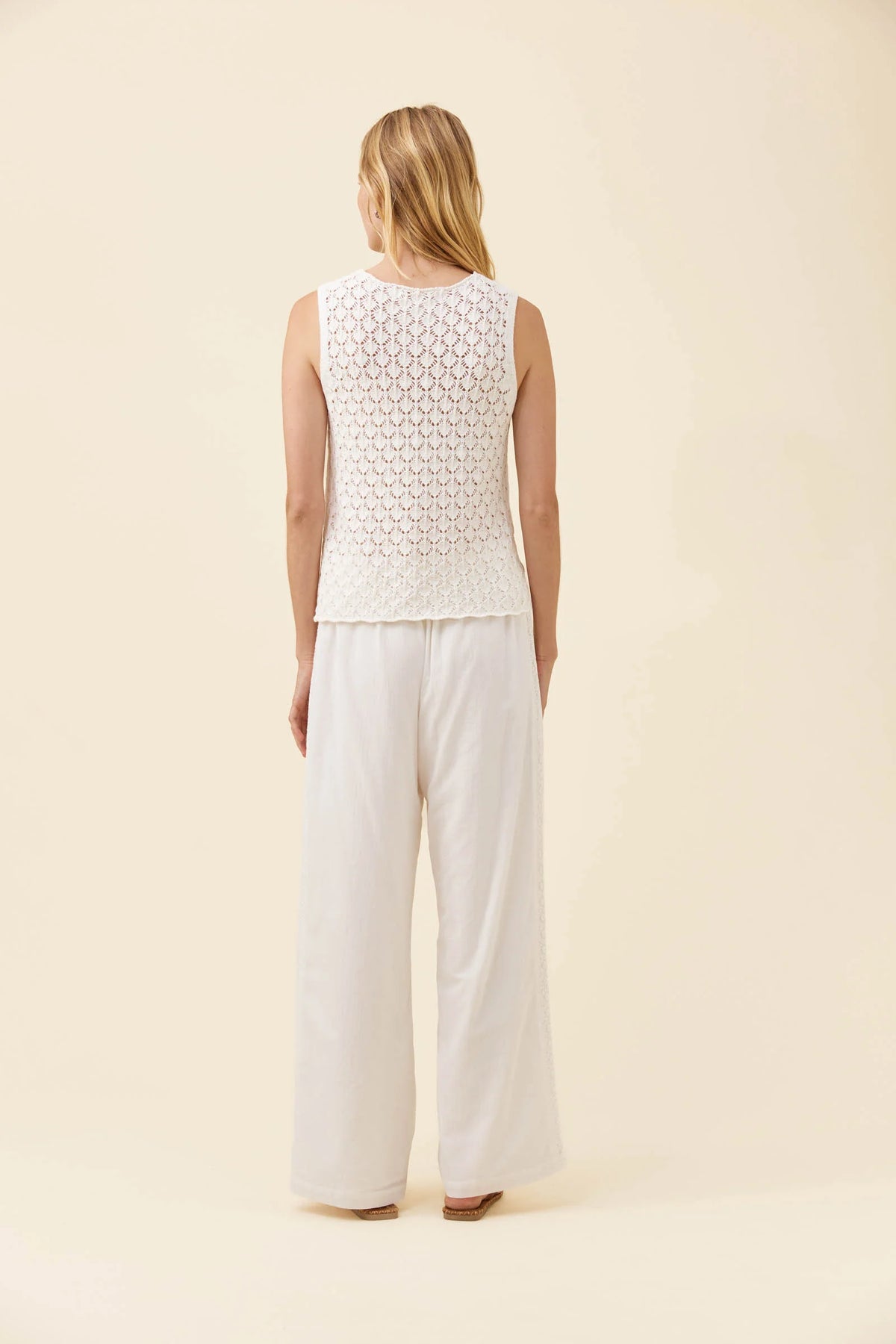 Isle Of Mine Mia Knit Top White