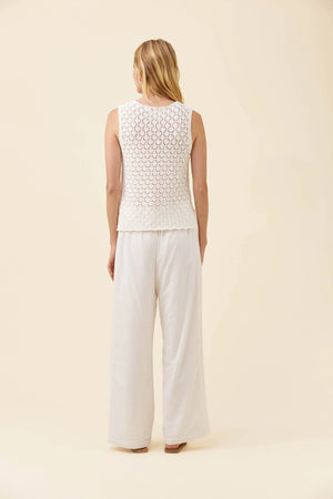 Isle Of Mine Mia Knit Top White