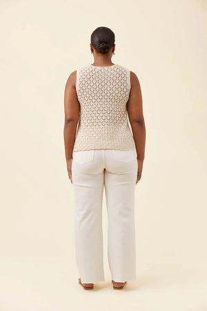 Isle Of Mine Mia Knit Top Canvas