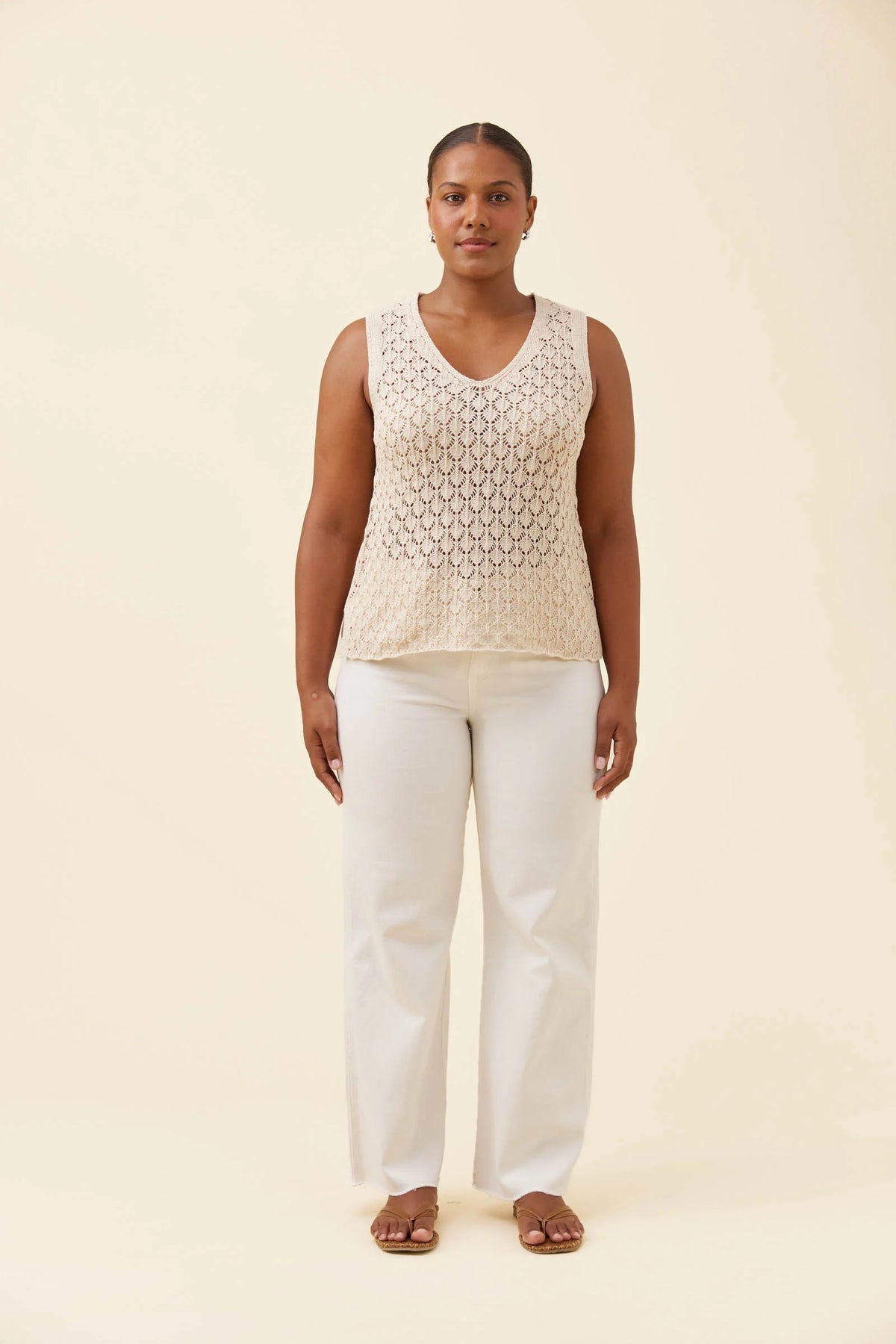 Isle Of Mine Mia Knit Top Canvas