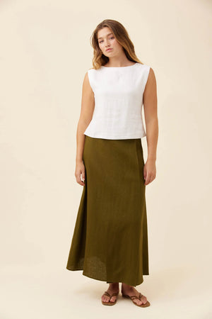 Isle Of Mine Anita Tank White