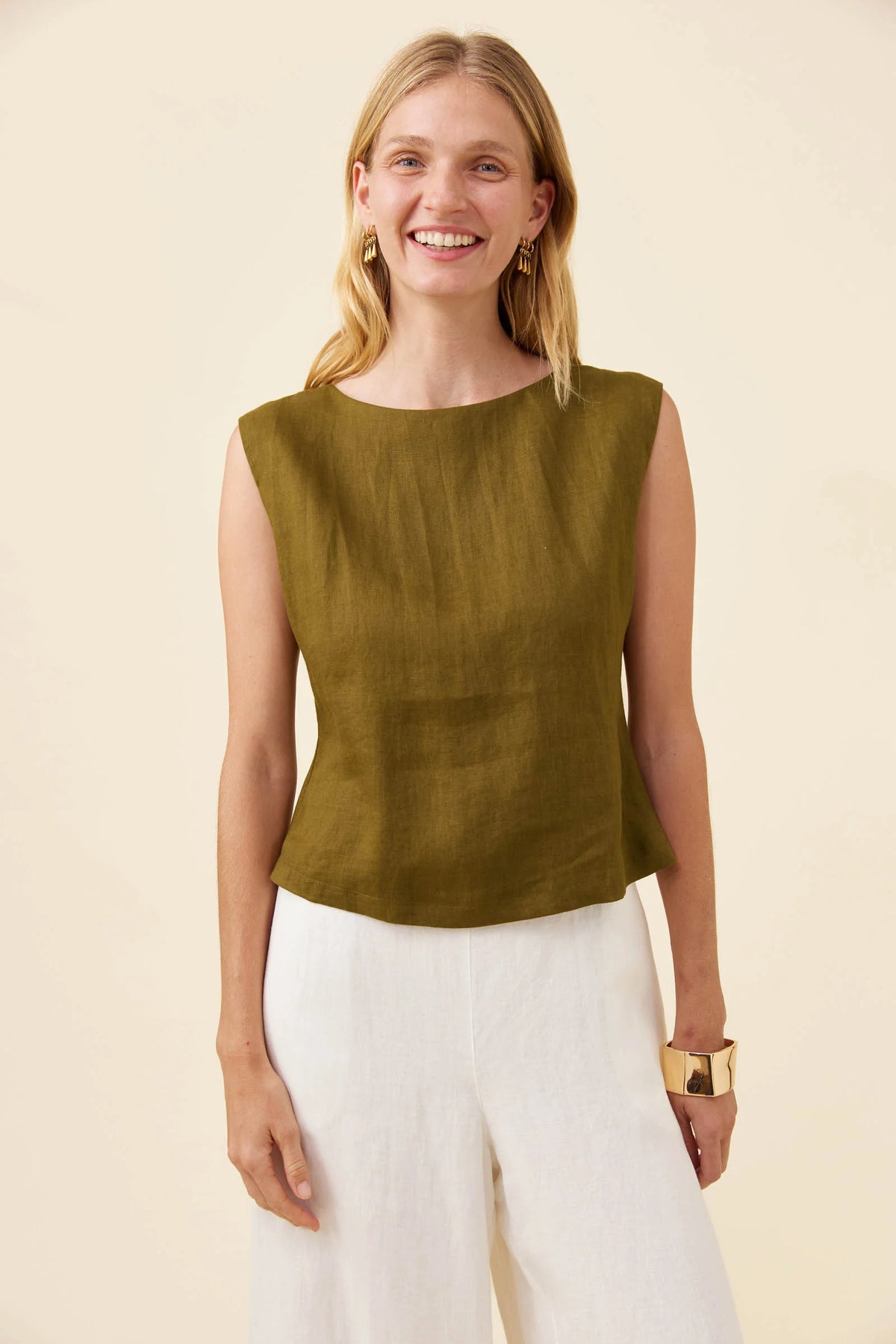 Isle Of Mine Anita Tank Olive