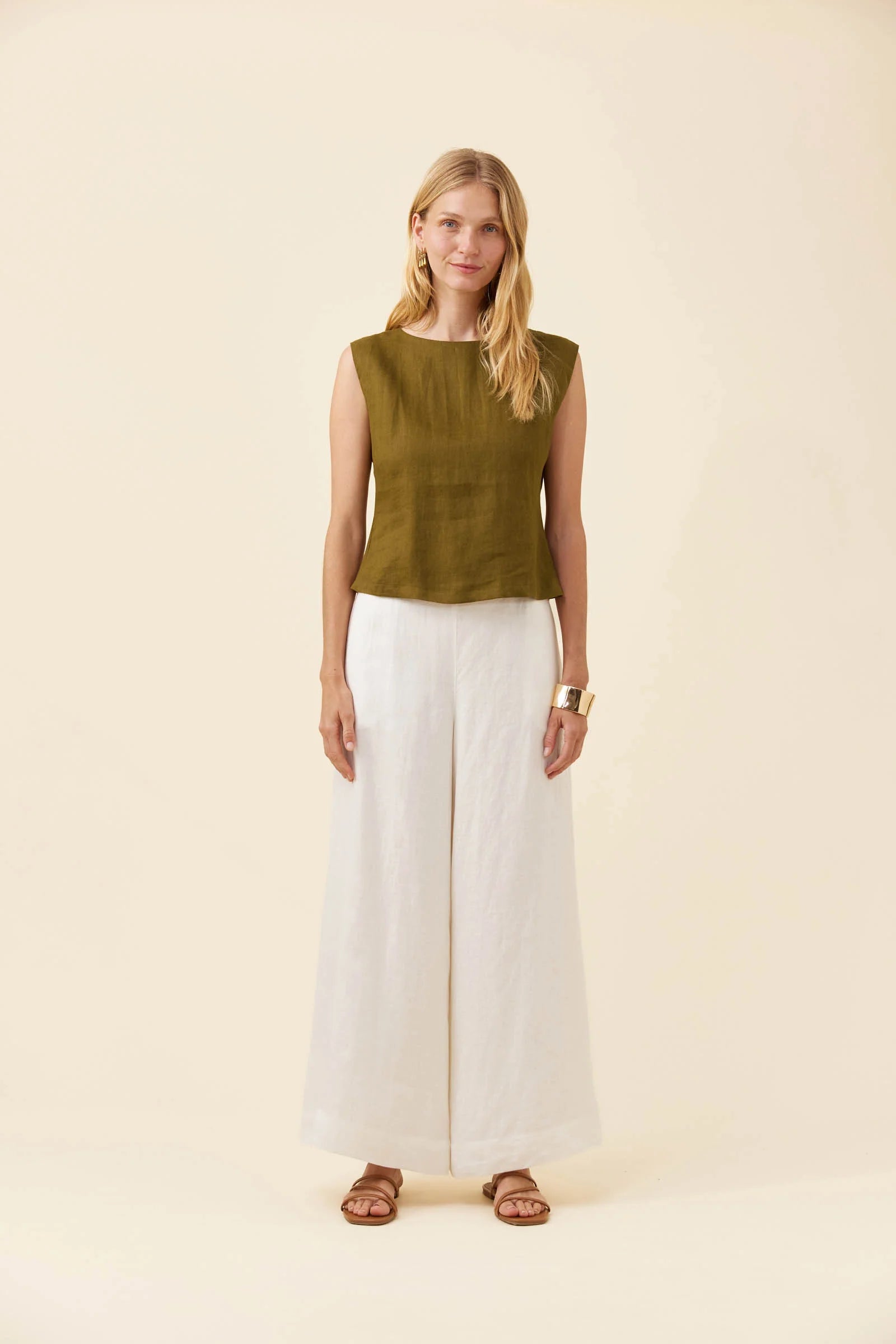 Isle Of Mine Anita Tank Olive