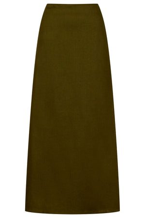 Isle Of Mine Anita Wrap Skirt Olive
