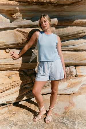 Isle Of Mine Haser Tank Light Blue