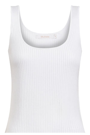 Isle Of Mine Adele Cotton Tank White